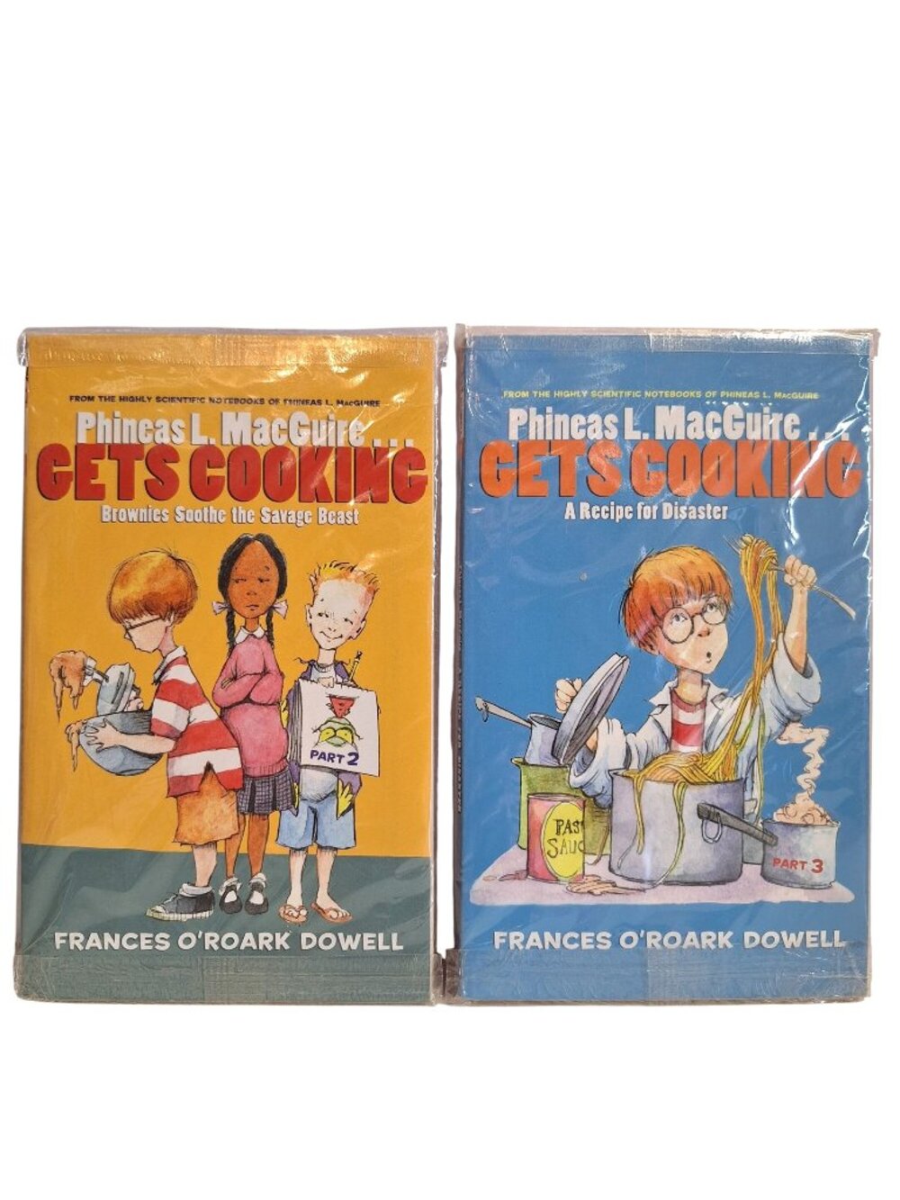 Phineas L MacGuire Gets Cooking Part 1 2 Sealed  Age 8-12 Book Lot